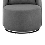  Juliet Modern Arch Swivel Accent Chair, Gray