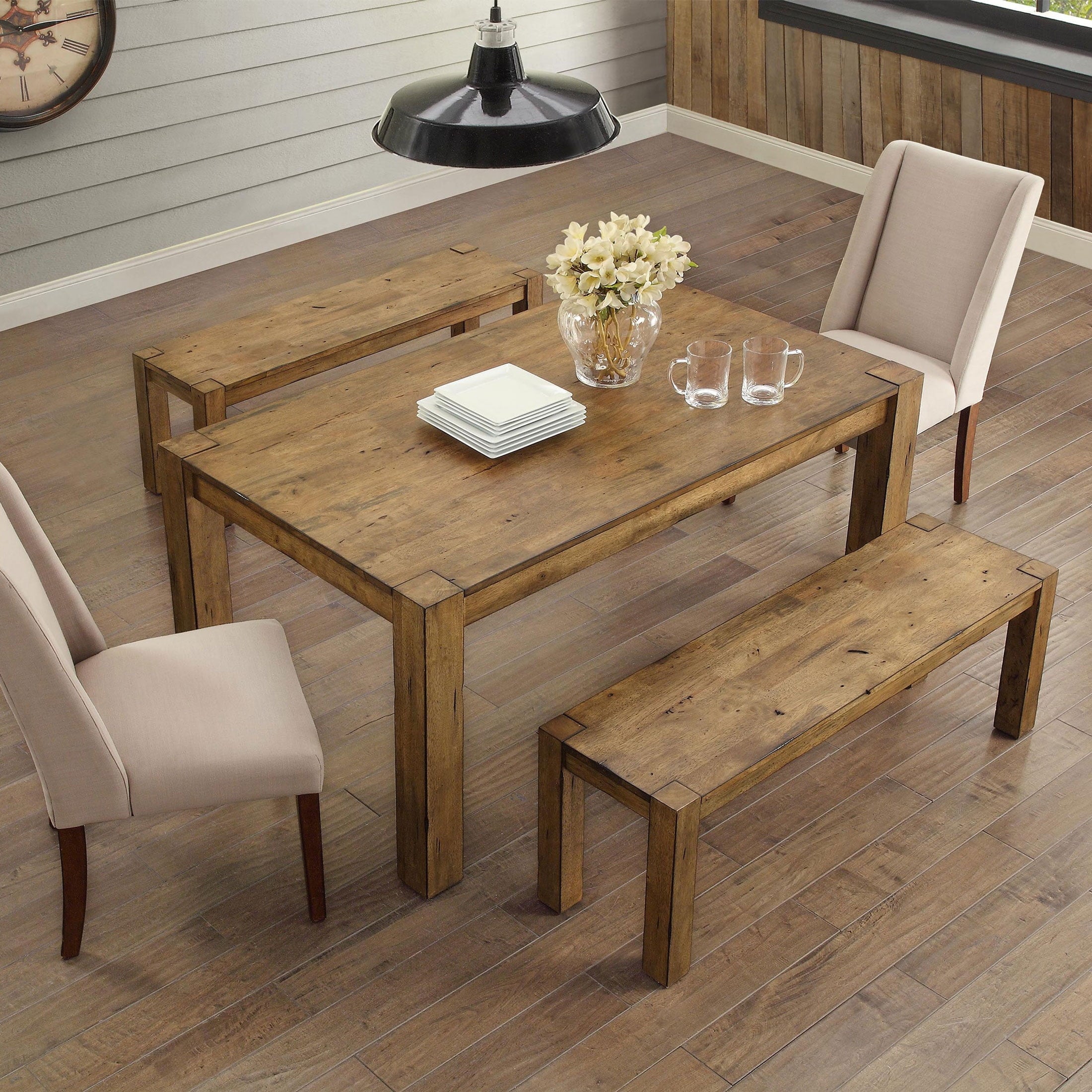  Bryant Dining Table, Rustic Brown