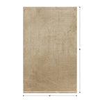  Tan Coleman Tonal Hem 5' x 8' Area Rug