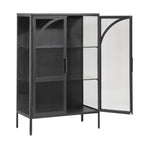  Nola Accent Cabinet, Black Finish