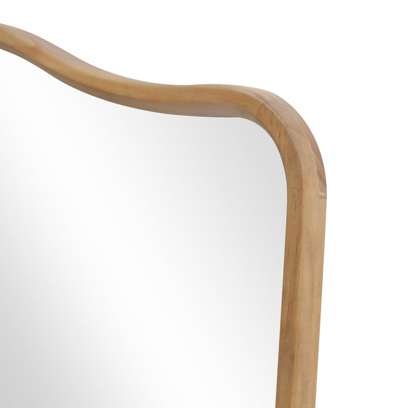  French Heritage 29x24 Natural Large Wall Mirror for Living Room