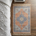  Persian Fringe Indoor Area Rug, Orange, 30"x46"