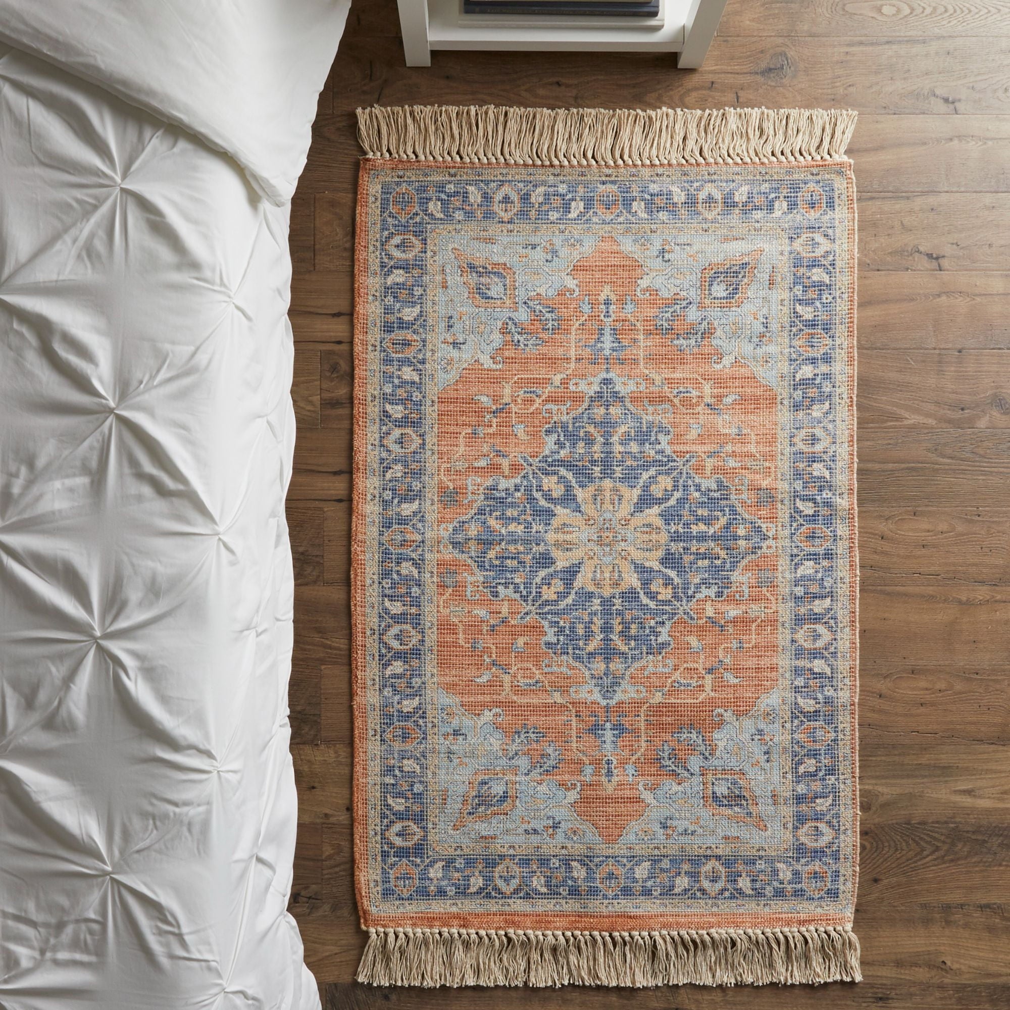 Persian Fringe Indoor Area Rug, Orange, 30"x46"