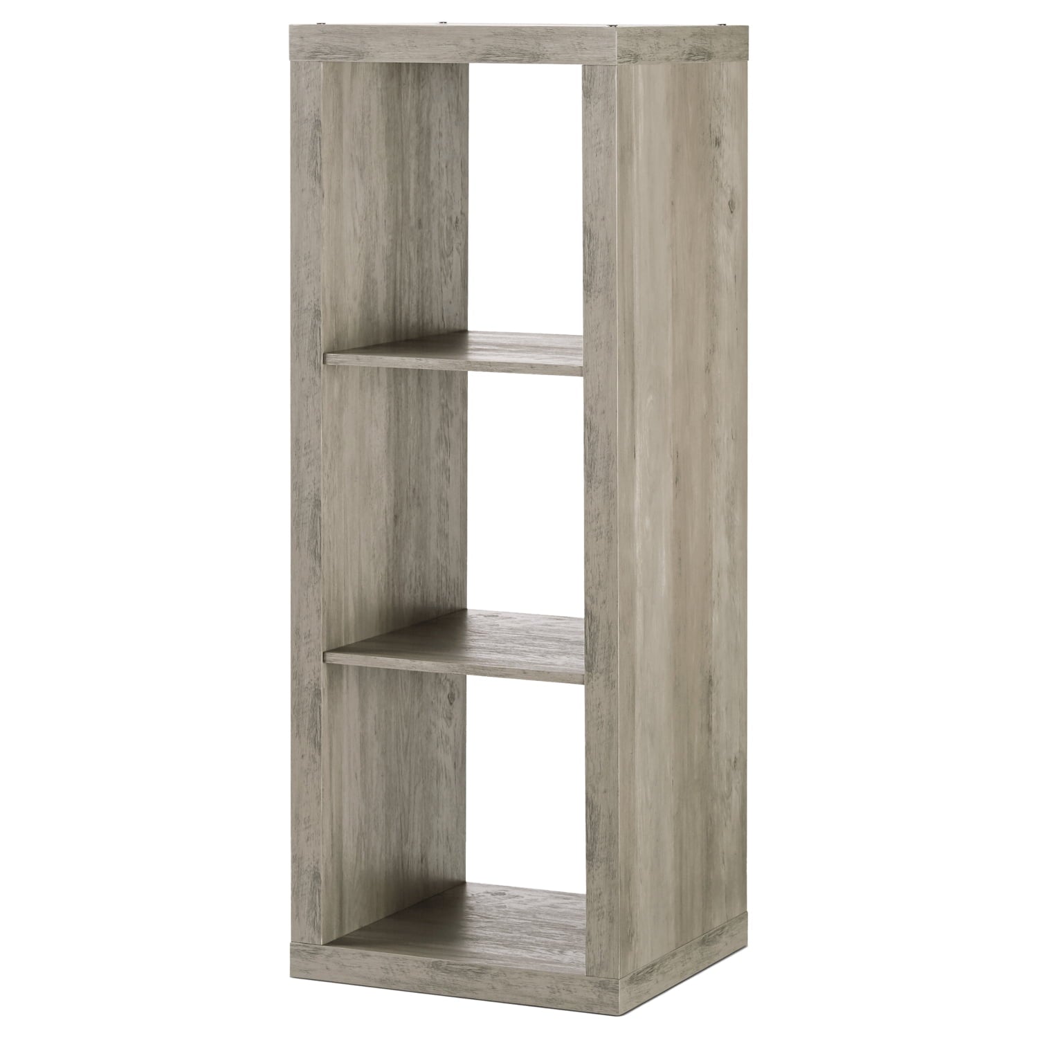  3 Cube Storage Organizer, Rustic Gray