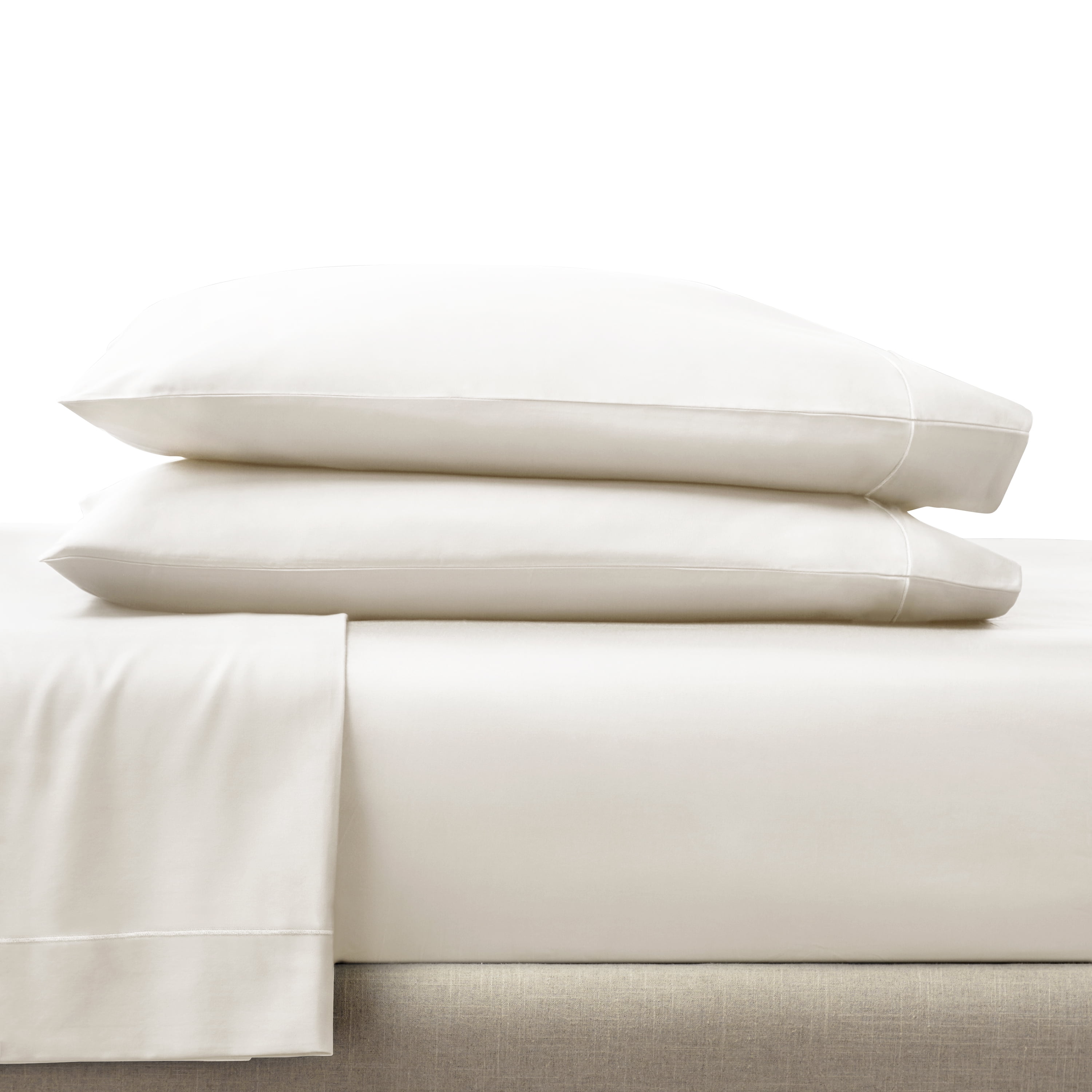  4-Piece 400 Thread Count Vanilla Dream Performance Bed Sheet Set, Queen
