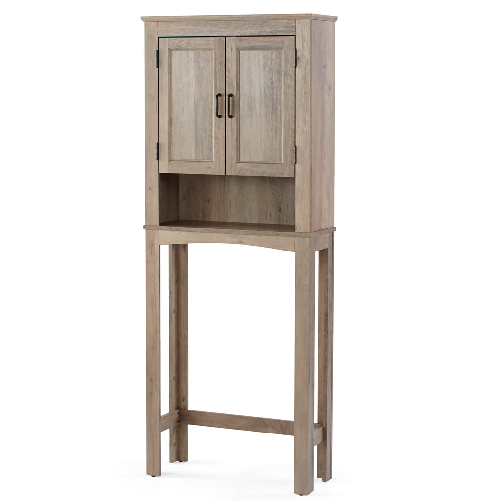  Over the Toilet Bathroom Storage Cabinet, Rustic Gray