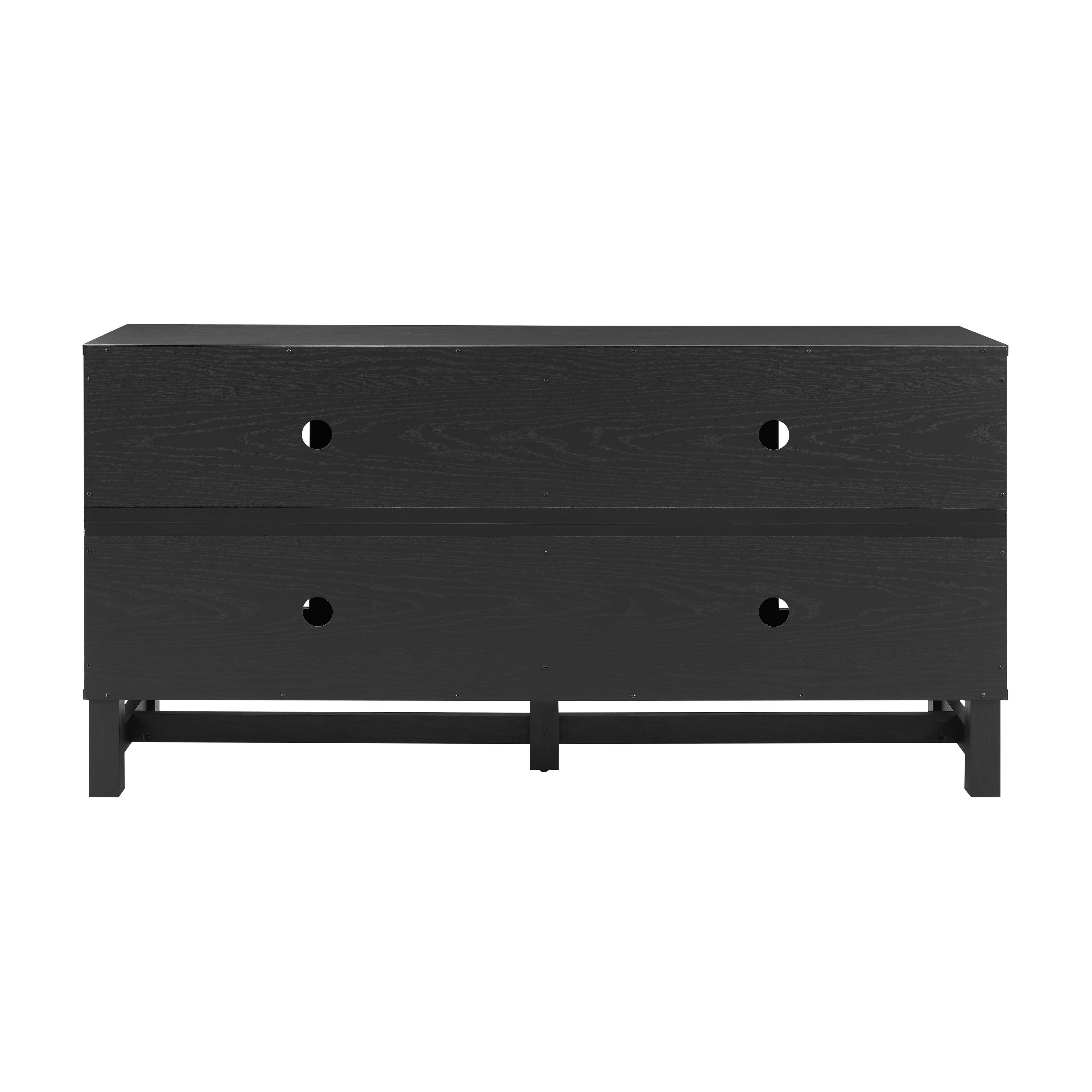  Juliet Arch TV Stand for TVs up to 65", Black Wood Finish