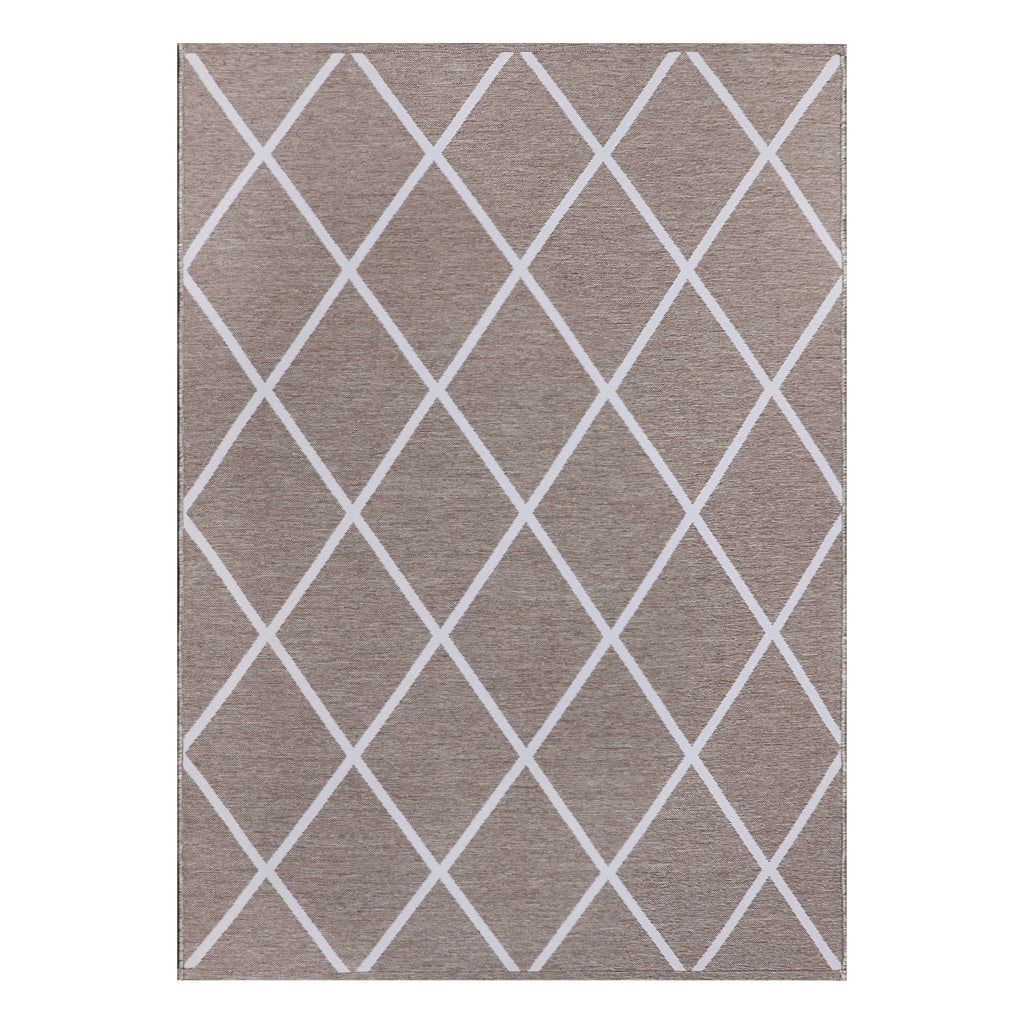  Medallion Reversible Rug, Red, 7' x 10'