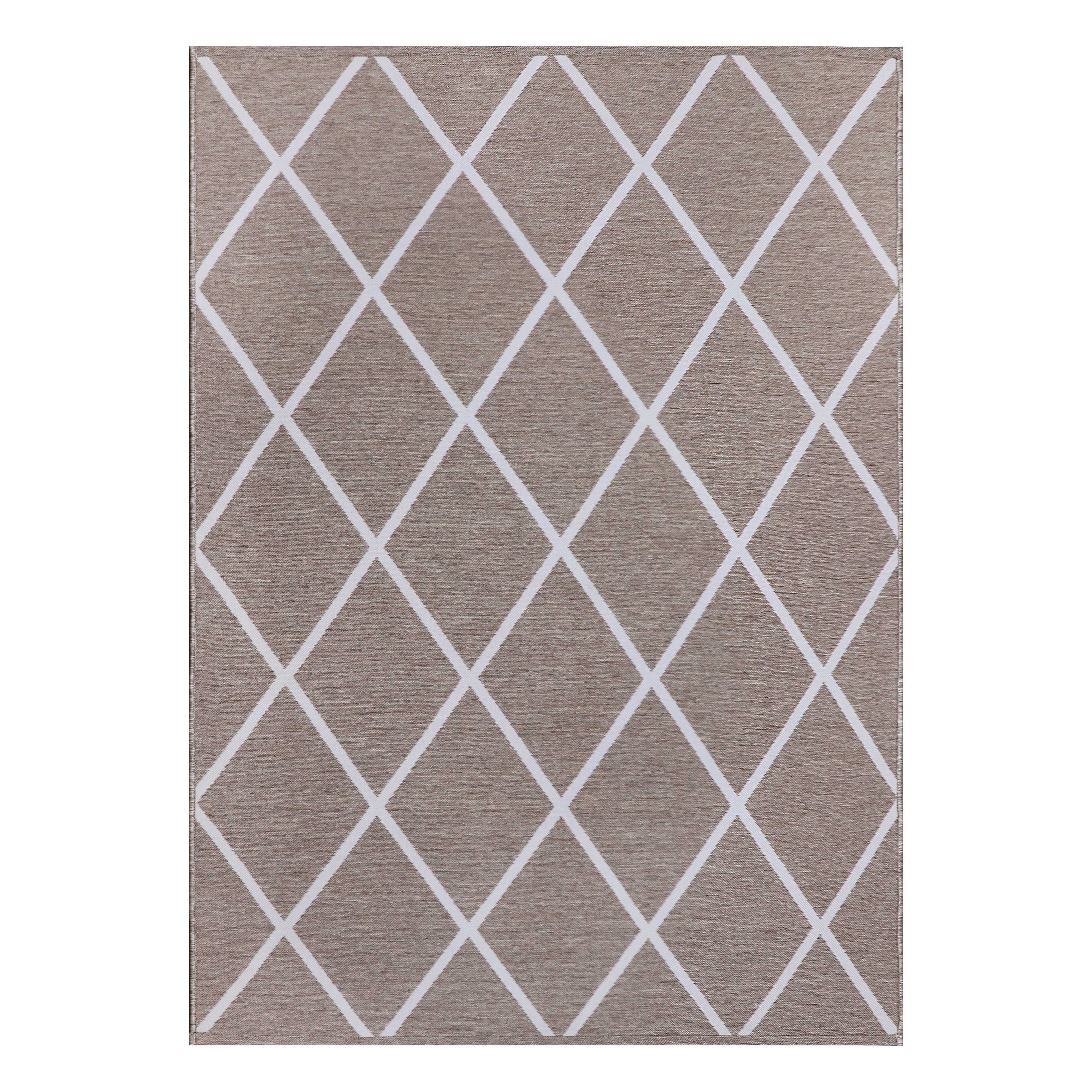  Medallion Reversible Rug, Red, 7' x 10'