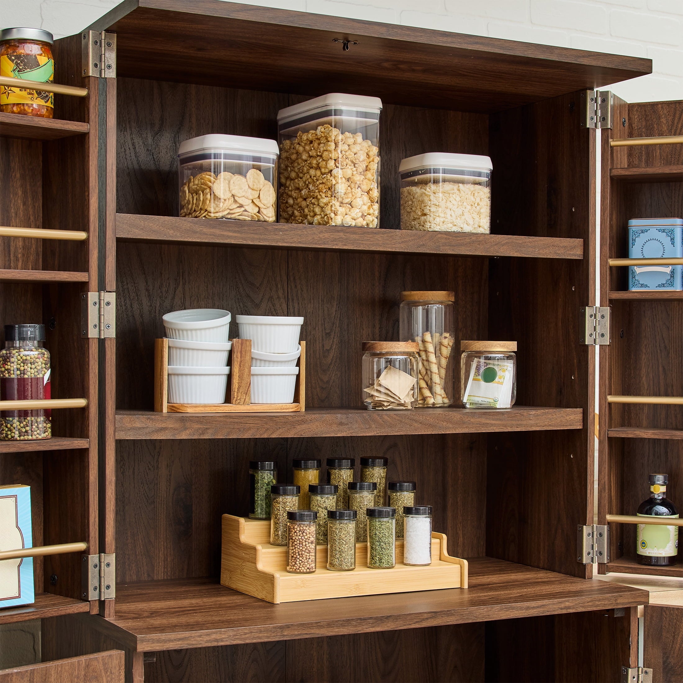  Lillian Storage Pantry, Walnut