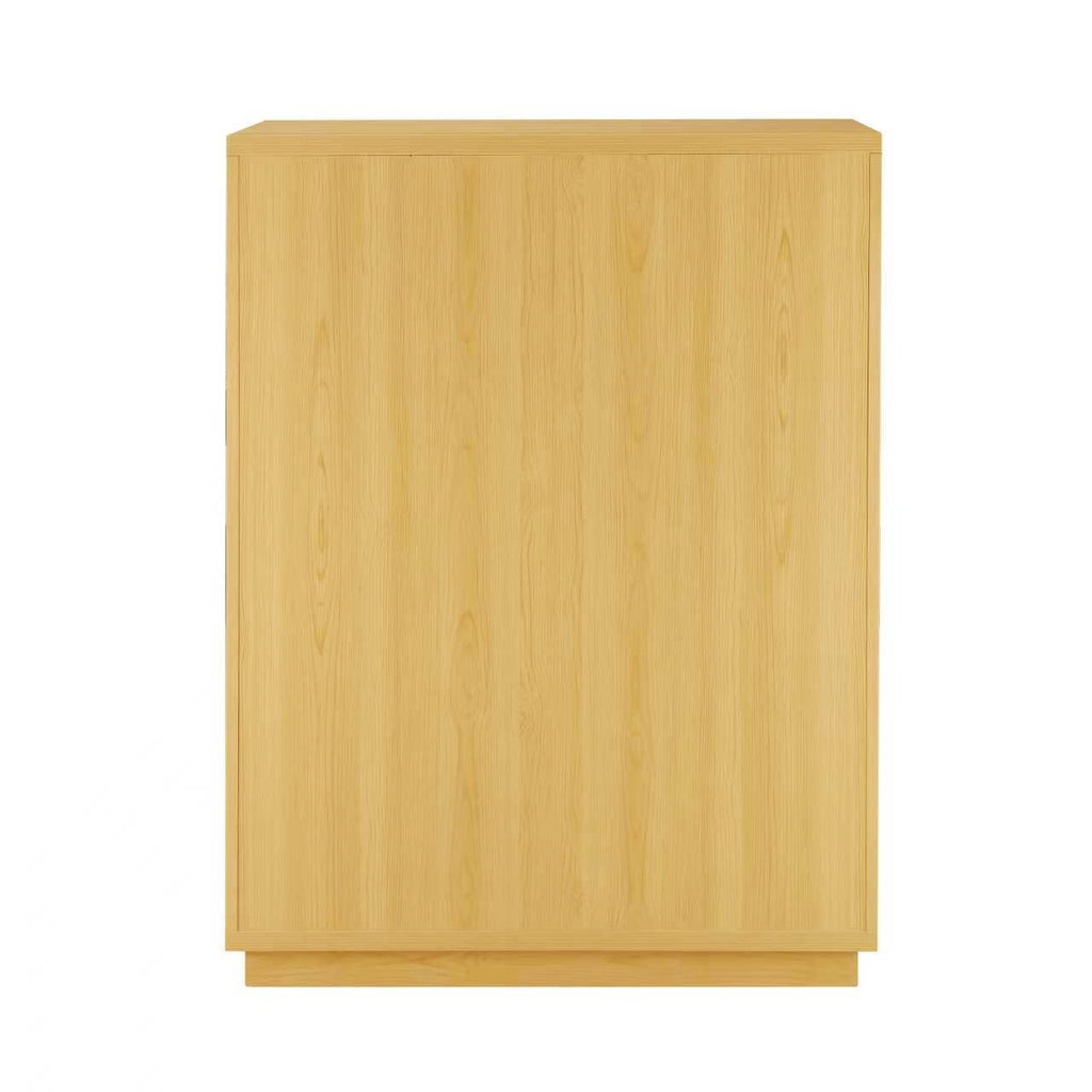  Lillian Fluted 4 Drawer Dresser, Natural Pine