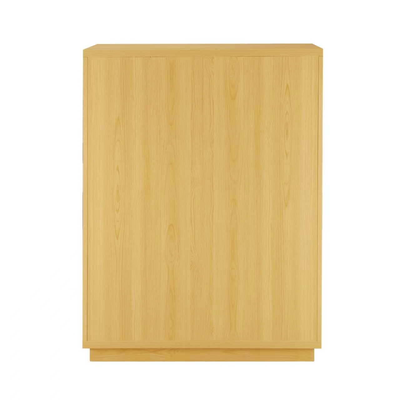  Lillian Fluted 4 Drawer Dresser, Natural Pine