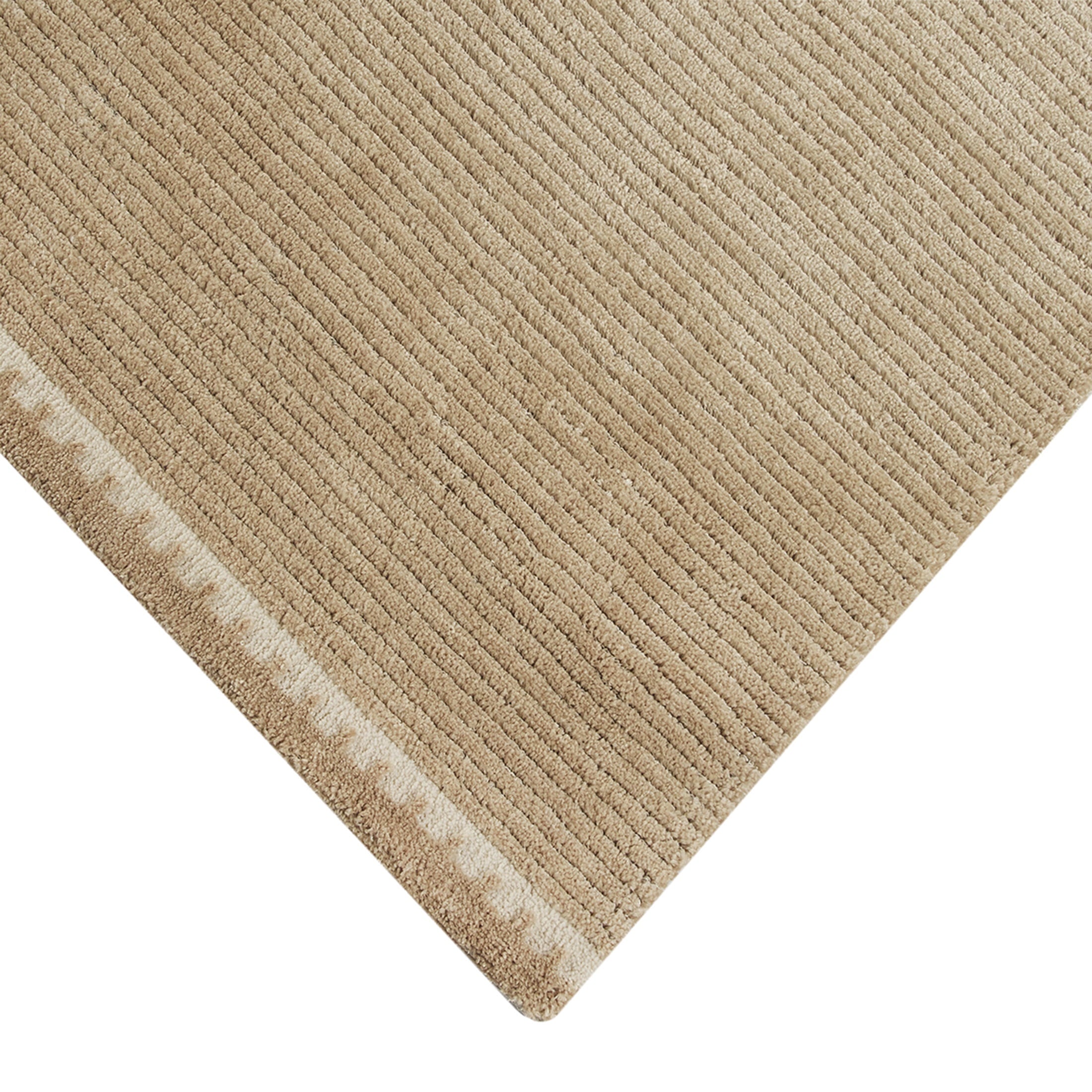  Tan Coleman Tonal Hem 5' x 8' Area Rug