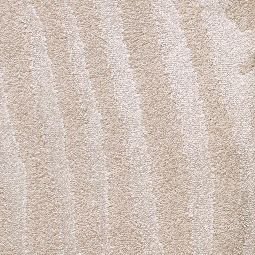  Kai Carved Ripple Indoor Stain/Fade Resisant Area Rug, Cream, 7'10" x 10'