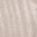  Kai Carved Ripple Indoor Stain/Fade Resisant Area Rug, Cream, 7'10" x 10'