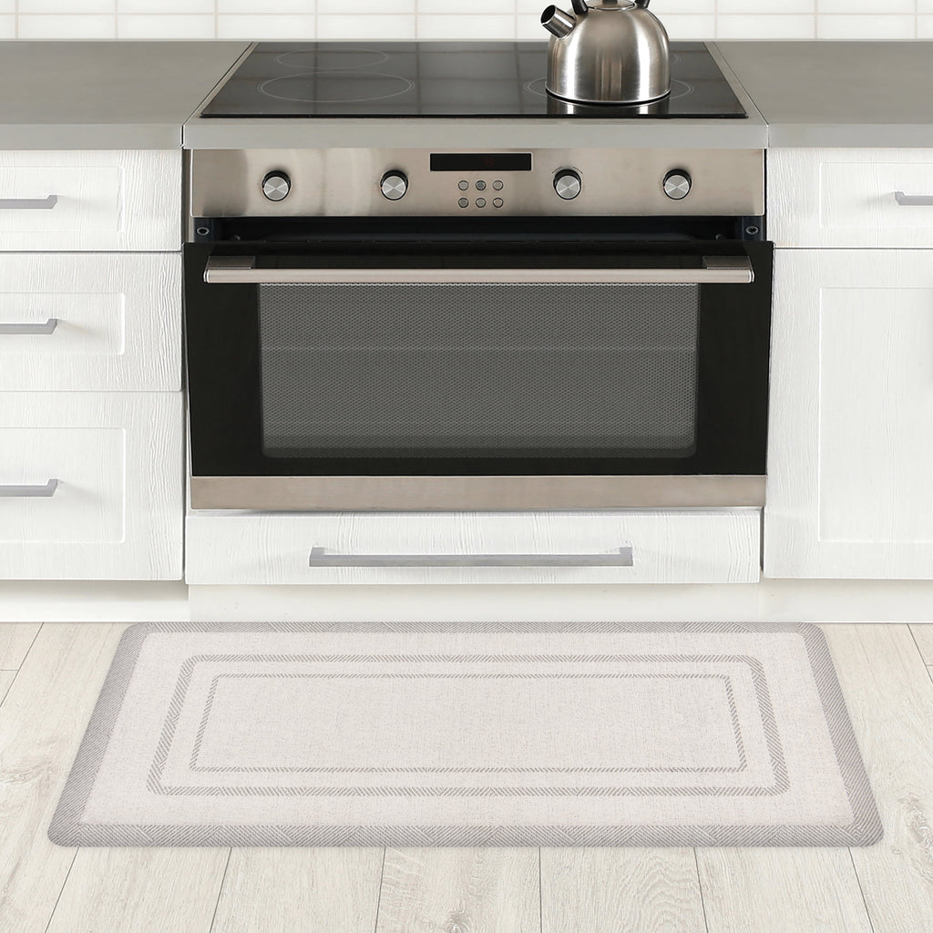  Woven Comfort Modern Weave Kitchen Anti-Fatigue Mat, Dustin Brown, 20" x 39"
