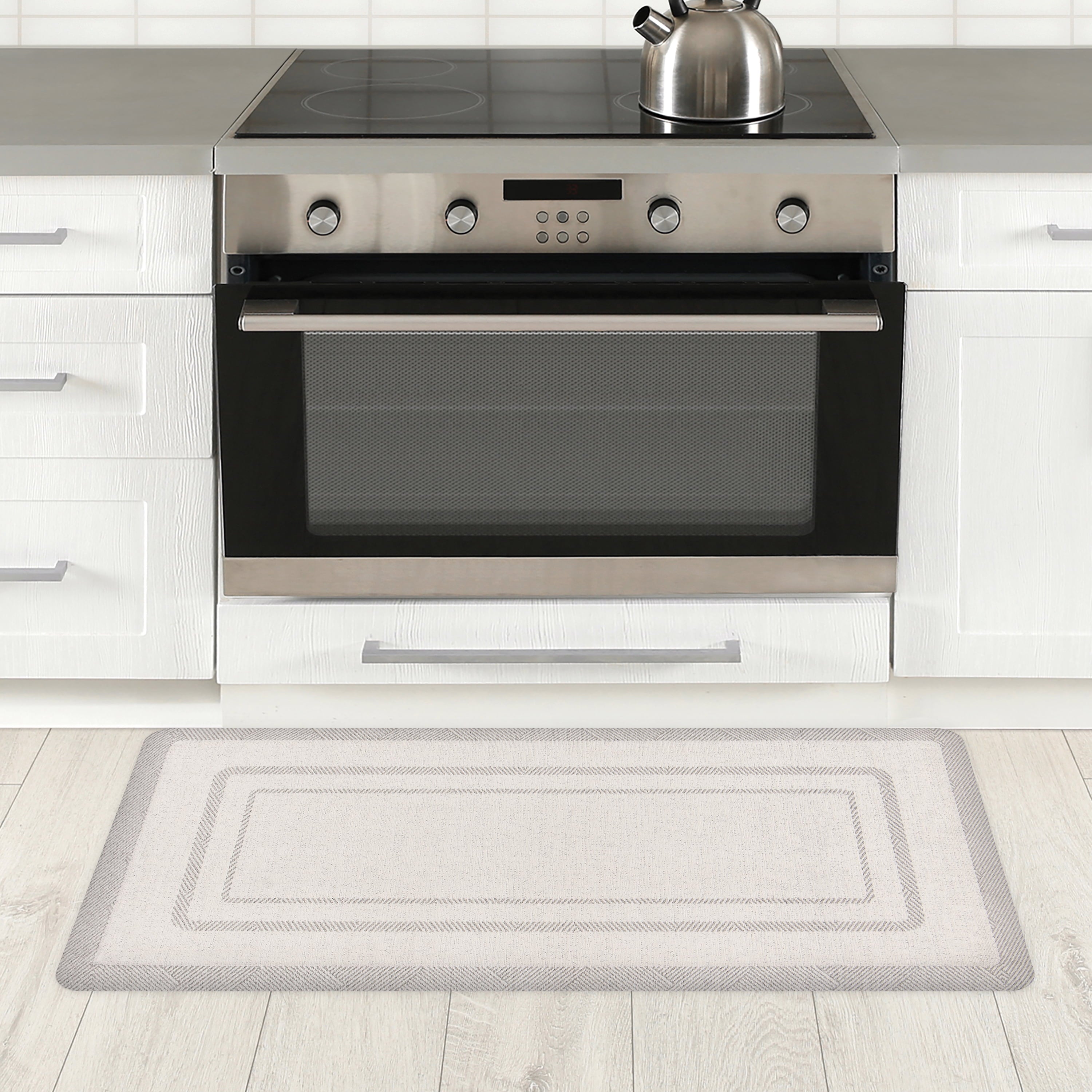  Woven Comfort Modern Weave Kitchen Anti-Fatigue Mat, Dustin Brown, 20" x 39"