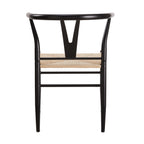  Springwood Wishbone Chair 2 Pack, Metal Base Black Finish