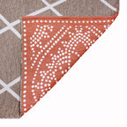  Medallion Reversible Rug, Red, 7' x 10'