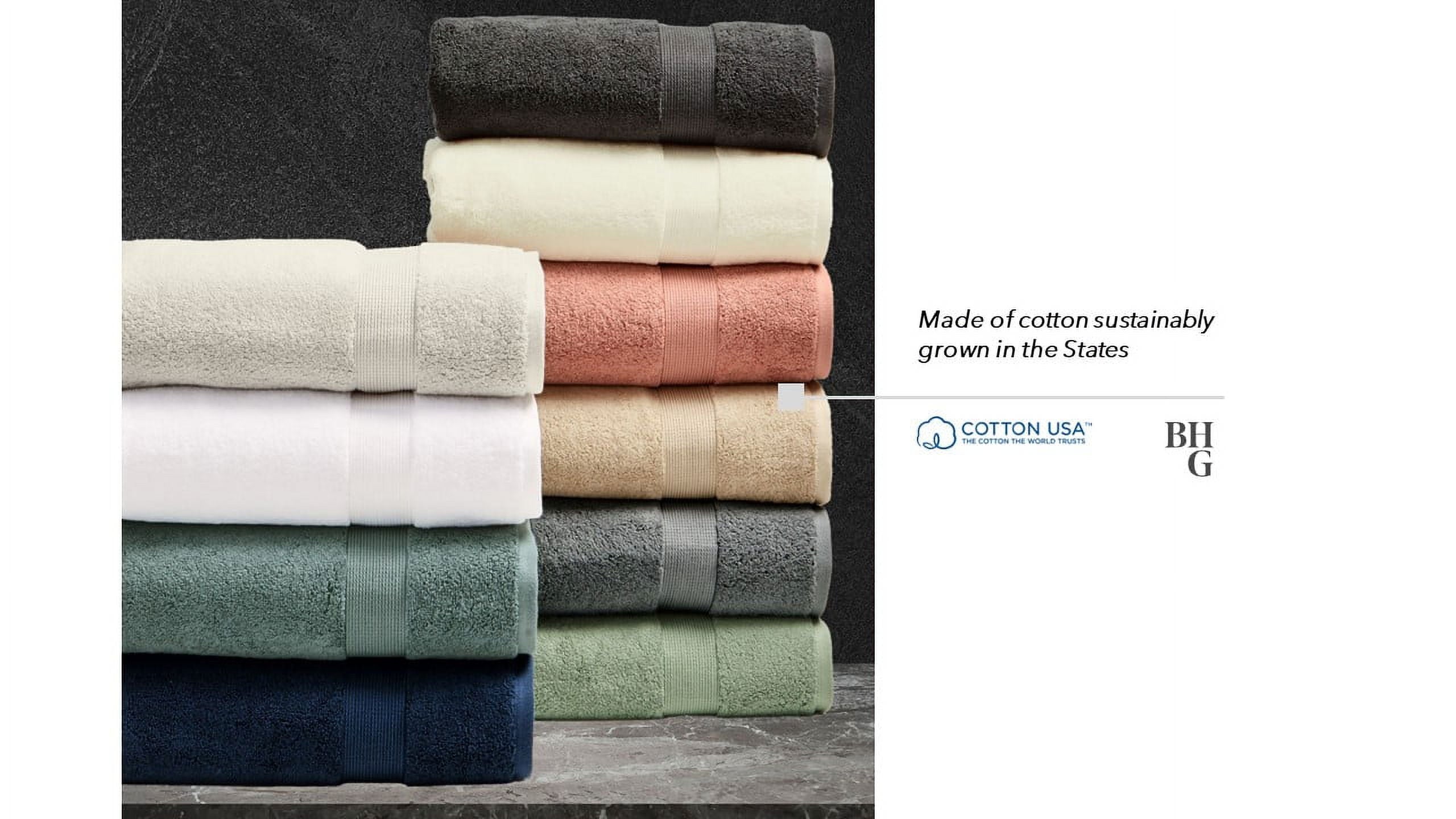  Signature Soft Solid 6 Piece Towel Set,Blue Admiral