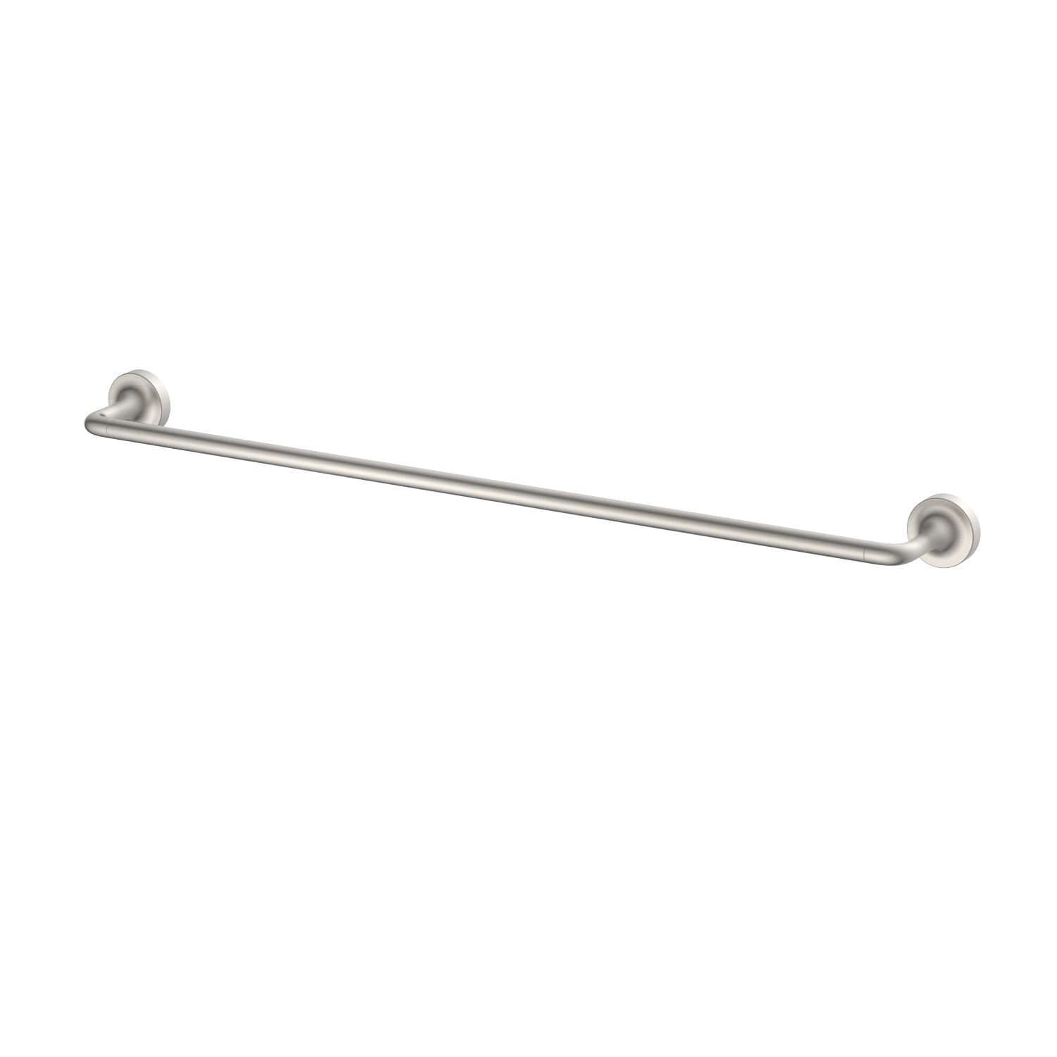  Clean Modern 3-Piece Bathroom Hardware Set, Satin Nickel � Towel Bar, Robe Hook & Toilet Paper Holder