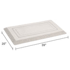  Woven Comfort Modern Weave Kitchen Anti-Fatigue Mat, Dustin Brown, 20" x 39"