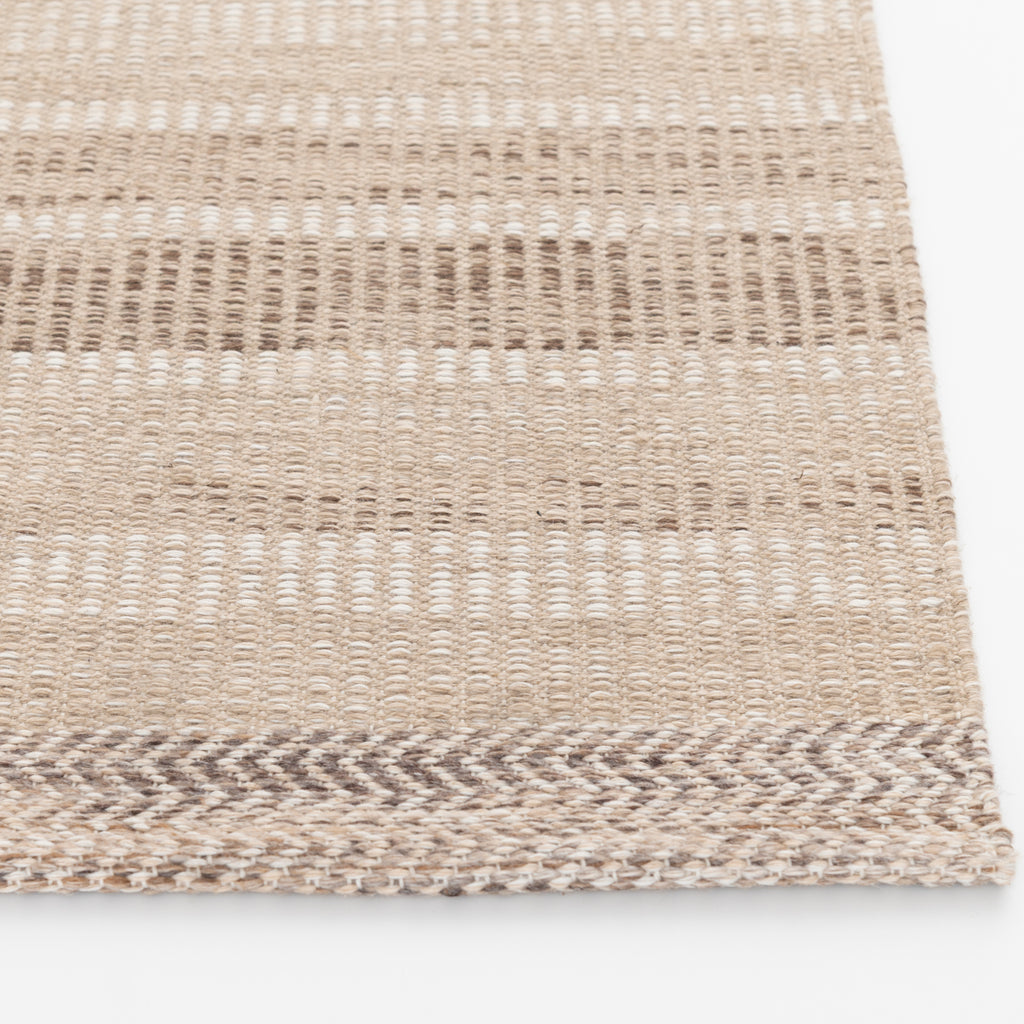  Brown Striped Lisa Runner Rug, 2'6"x8'