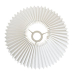  Wood Grain Finish Table Lamp with Pleated Shade