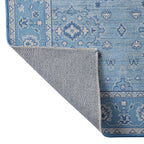  Blue Lillian Dainty Persian Area Rug, 5'x8'