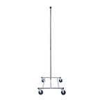  Heavy Duty Garment Drying Clothes Rack - Adjustable Height, Folding, Rolling, Metal, Silver - Closet Organization