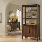  Adlin Bookcase, Walnut Finish