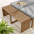  Marlow Set of 2  Side Tables with Hand-Painted Faux Wood Finish