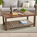 Homora™ Bellamy Outdoor 1pc Patio Coffee Table, Tan Wicker