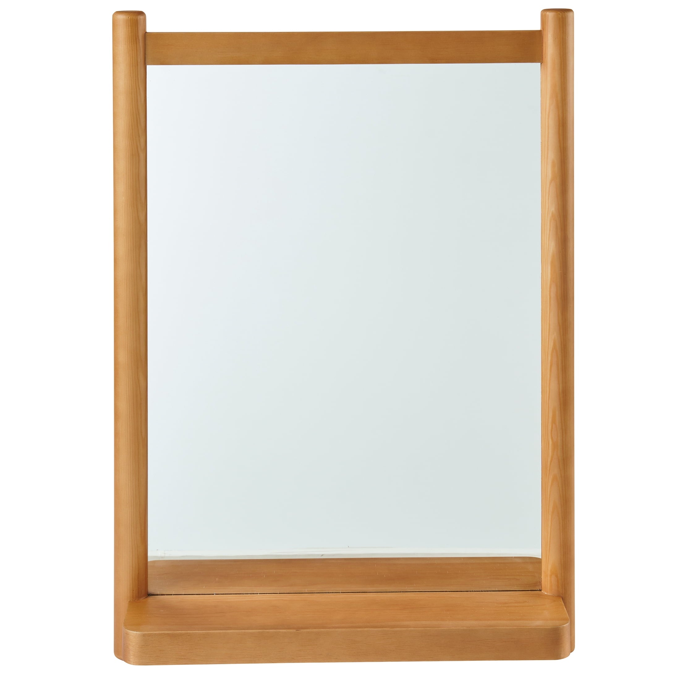  Craftsman Solid Wood Wall Mirror, 21.5 x 30 Inch, Natural Finish