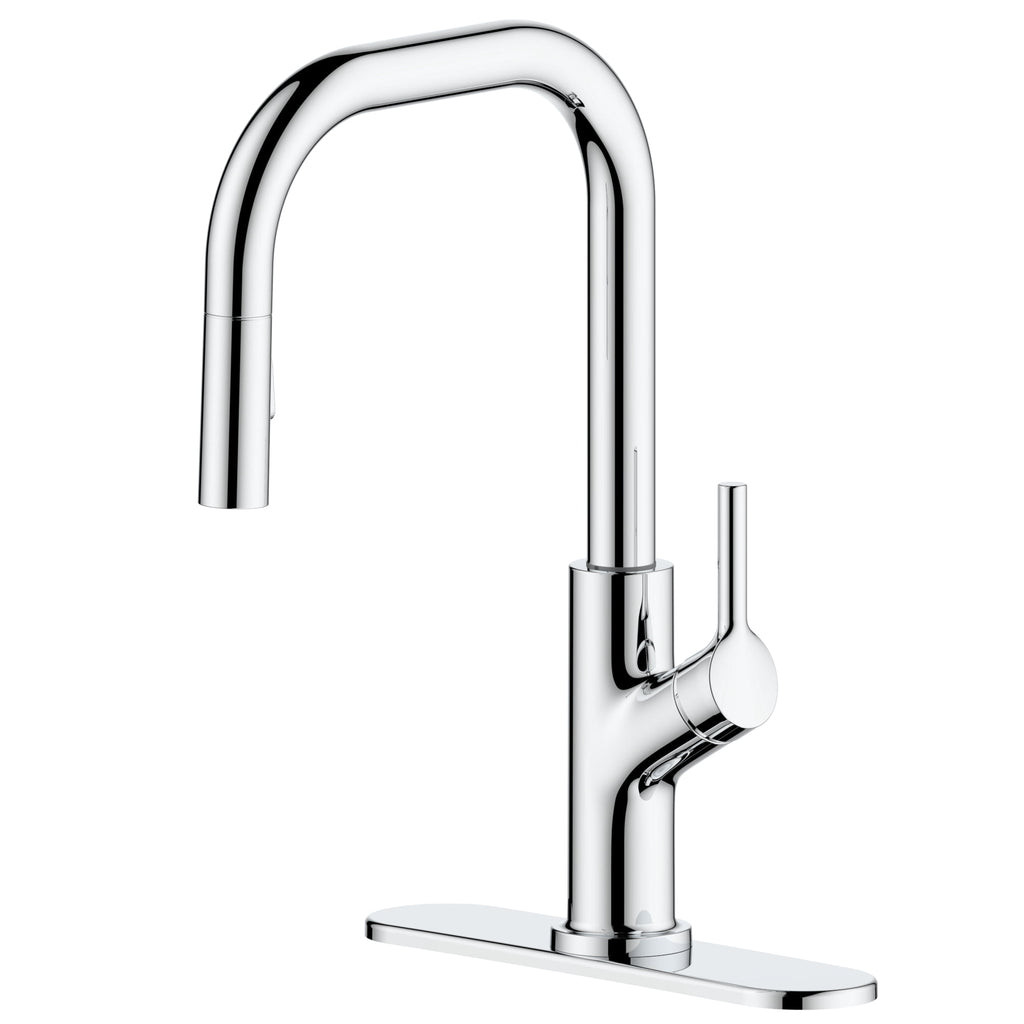 Homora™ Sleek Simplicity Matte Black Pull Down Kitchen Faucet