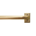  1� Brass Metal French Wrap Curtain Rod 42-120�