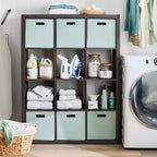 Homora™ 12 Cube Storage Organizer, White Texture