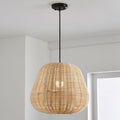Homora™ Nature Woven Ceiling Light, A19 60W Soft White, Medium Base, Dimmable, 1 pack