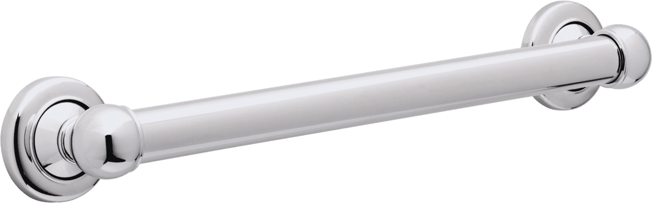  16" ADA Compliant Bathroom Grab Bar, Chrome