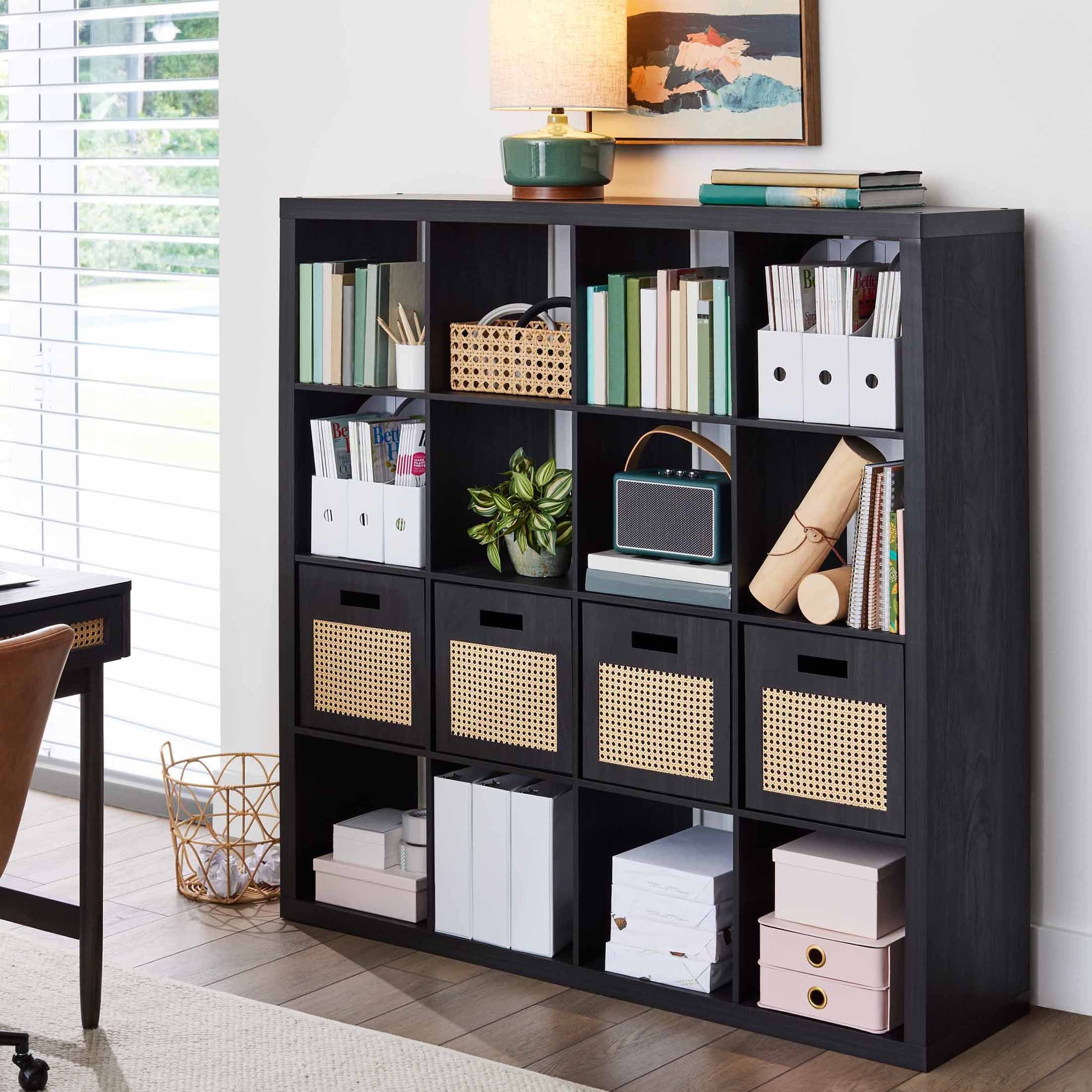 Homora™ 16 Cube Storage Organizer, White Texture