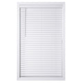  2" Cordless Faux Wood Horizontal Blinds, White, 32" W x 64" L