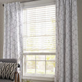  2-inch Cordless Faux Wood Horizontal Window Blinds, White, 39X64