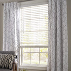  2-inch Cordless Faux Wood Horizontal Window Blinds, White, 39X64
