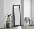  27x70 Black Rectangle Large Full-Length Floor Mirror for Bedroom or Entryway