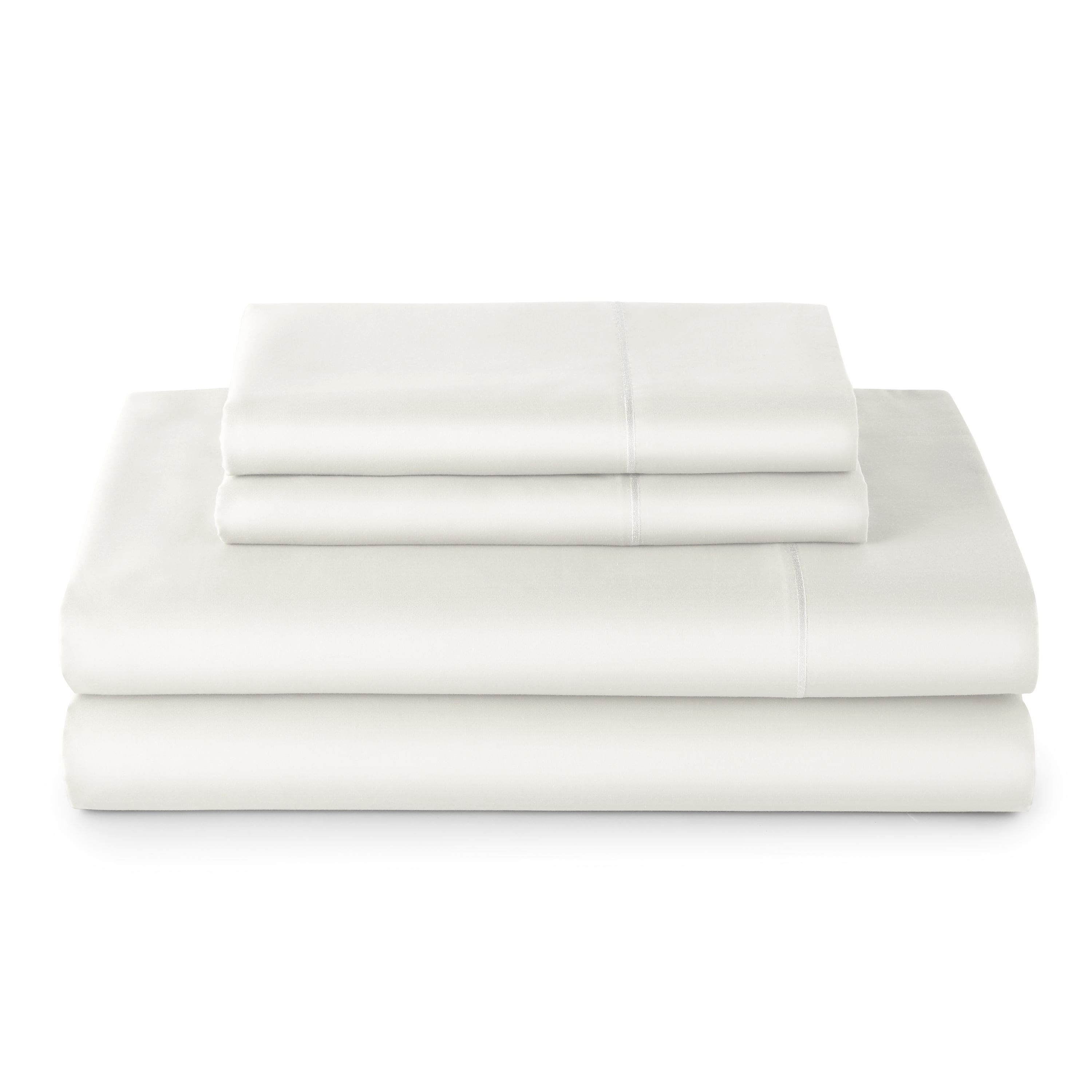 4-Piece 400 Thread Count Vanilla Dream Performance Bed Sheet Set, Queen