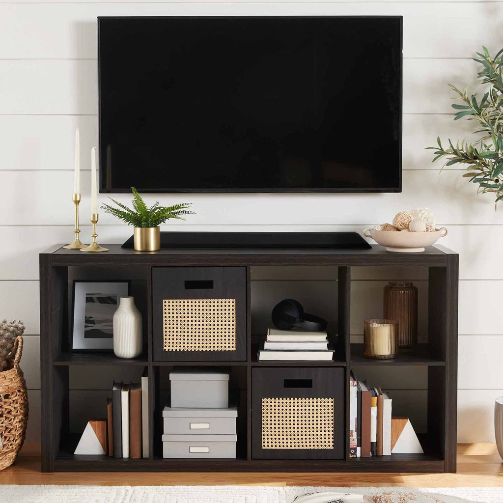 Homora™ 8 Cube Storage Organizer, White Texture