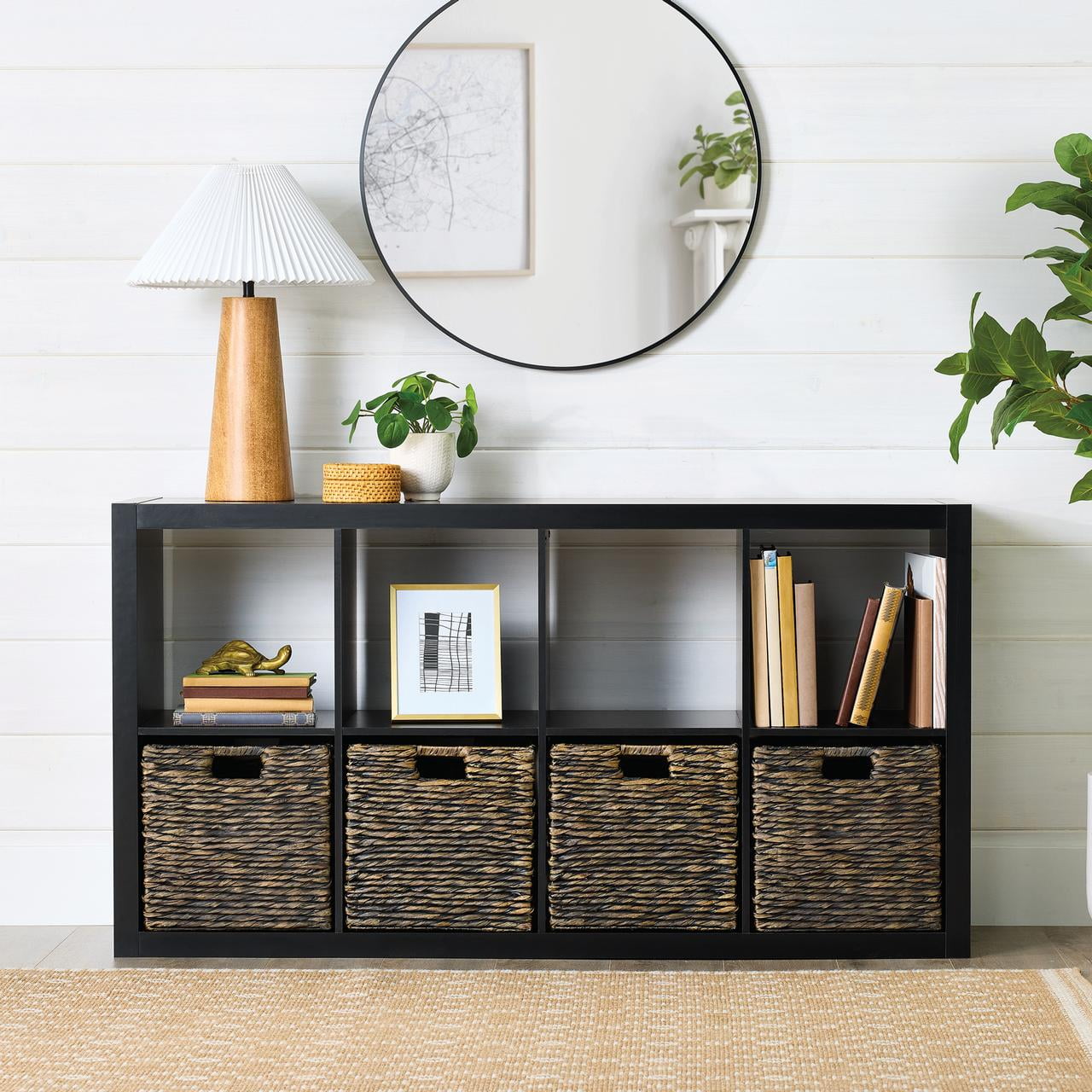 Homora™ 8 Cube Storage Organizer, White Texture