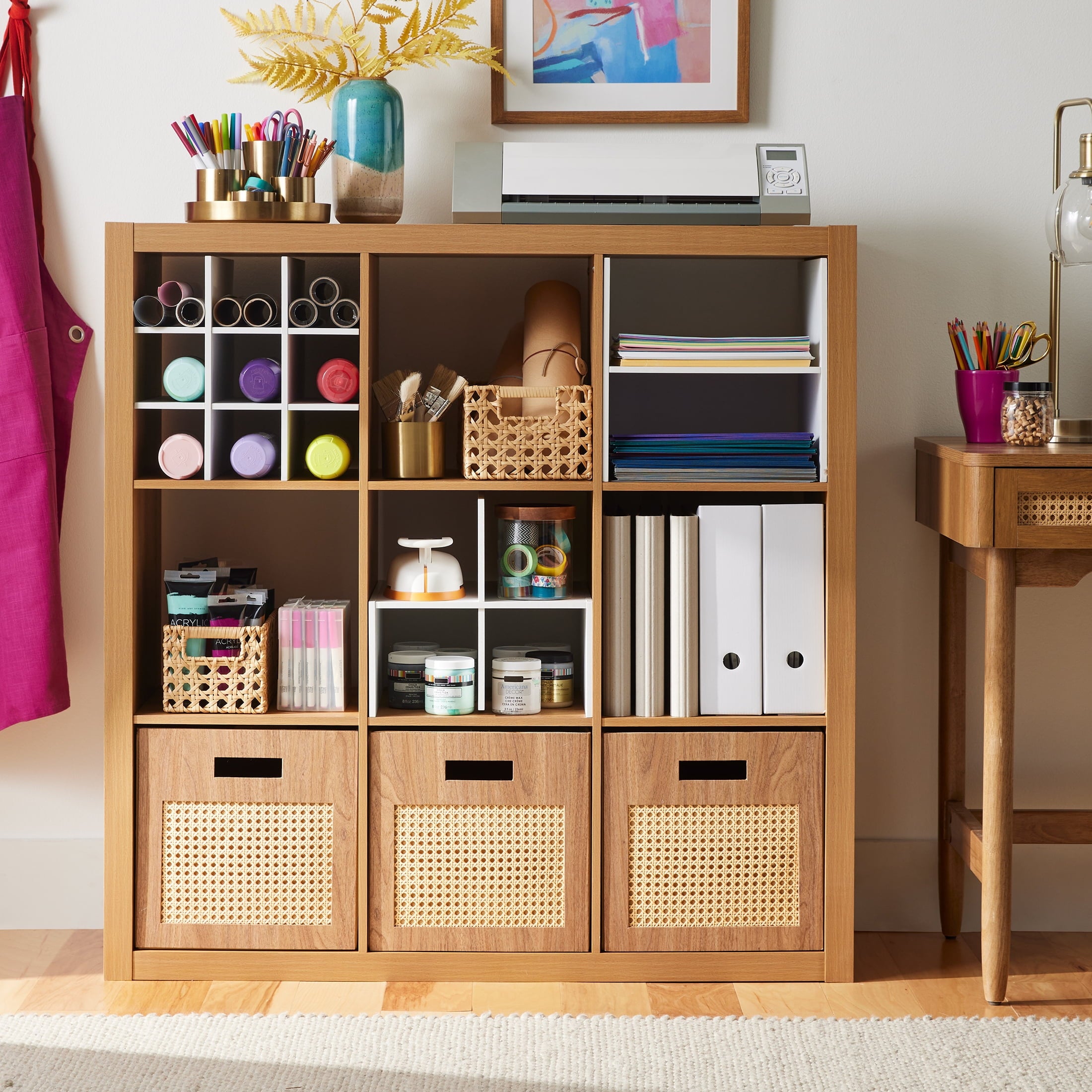 Homora™ 9 Cube Storage Organizer, Solid Black