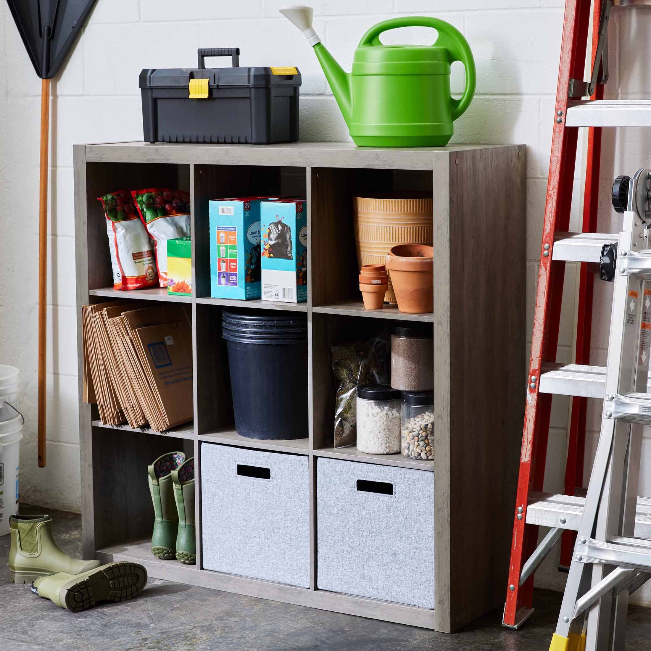 Homora™ 9 Cube Storage Organizer, Solid Black