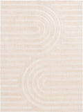  Arches Hi Low Indoor Area Rug, Ivory, 5'x6'7"